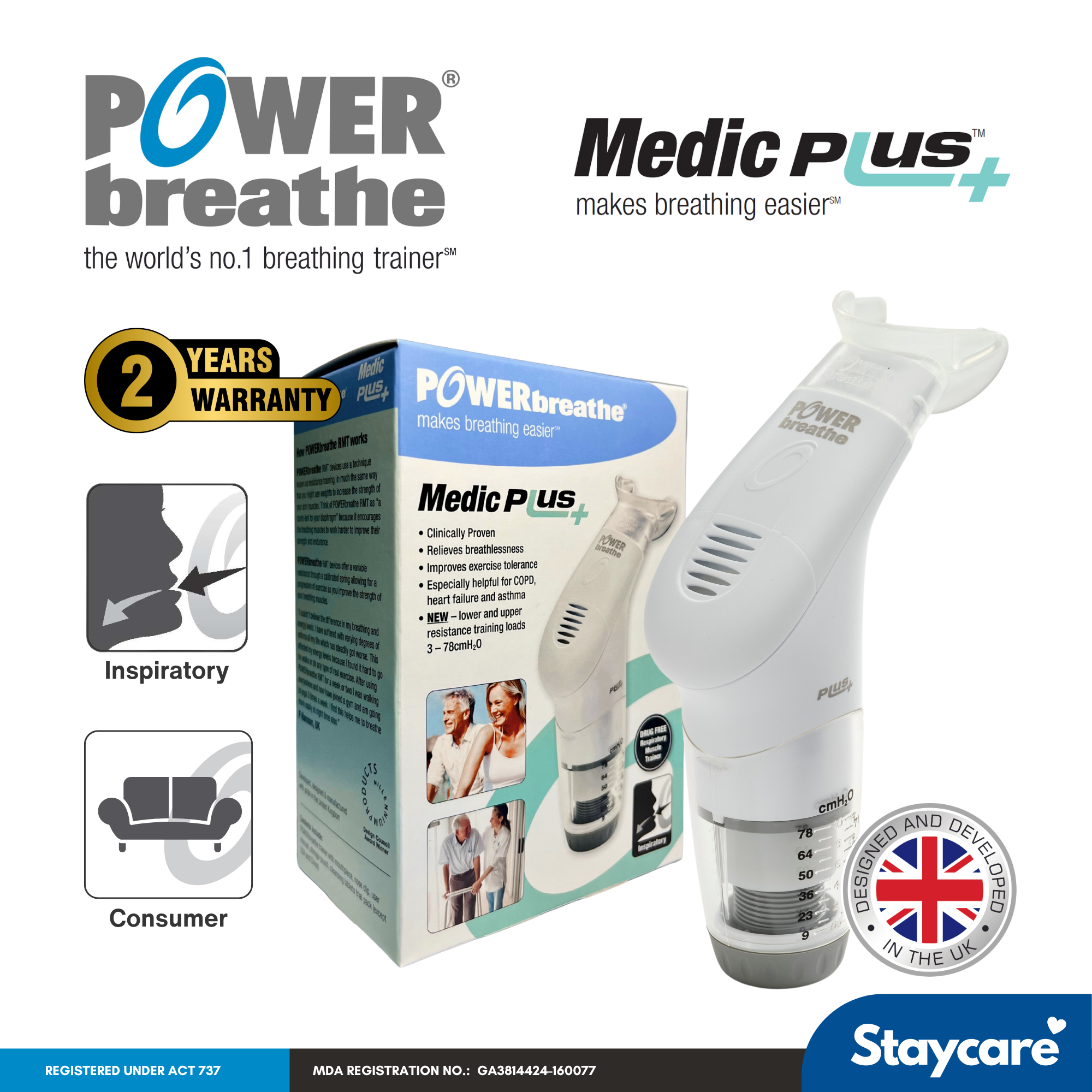 POWERbreathe Plus IMT - Medical Devices For Home User & HCPs